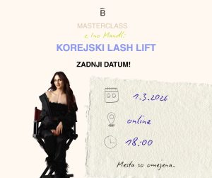 ZADNJI DATUM! Masterclass z Ino Mandl: KOREJSKI LASH LIFT