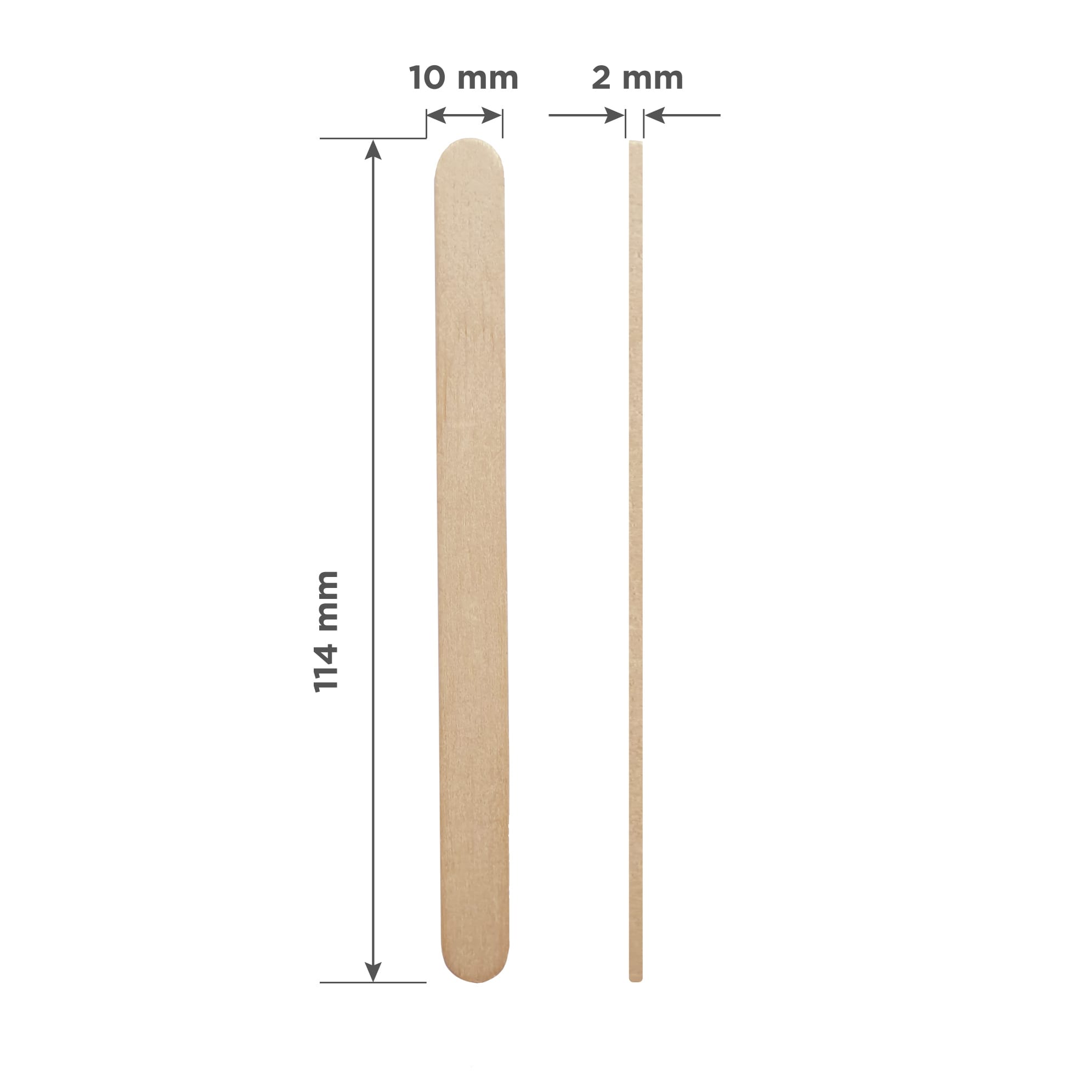 Staleks - Pro Wax Applicator 114 × 10 mm - 100 pcs. - Image 2